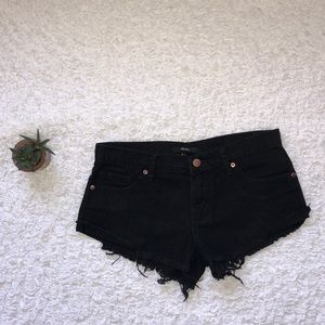 Forever 21 Black Low-Rise Shorts